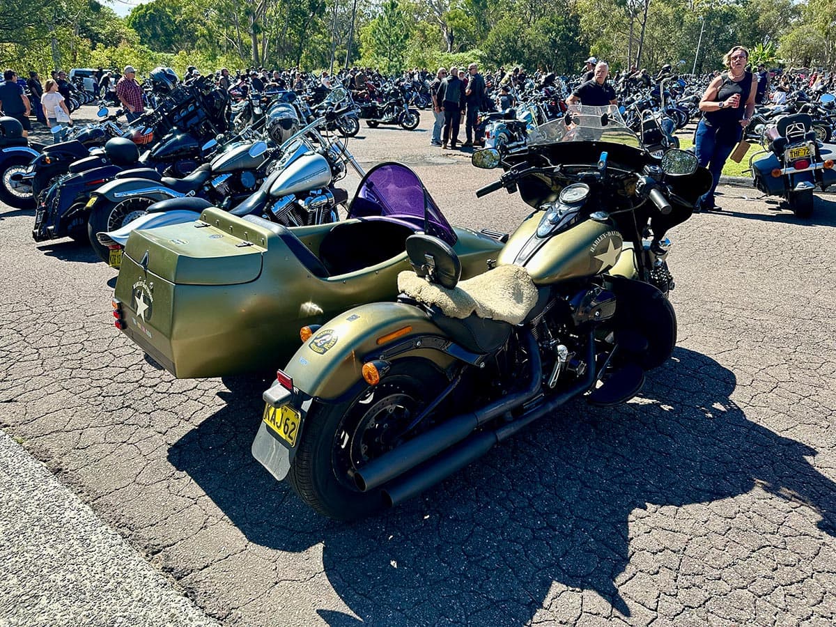 Custom motorcycle detail