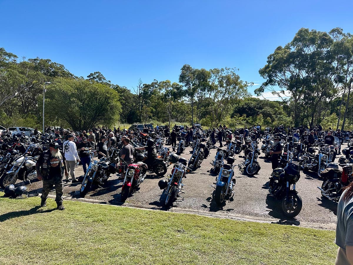 Performance bike at event