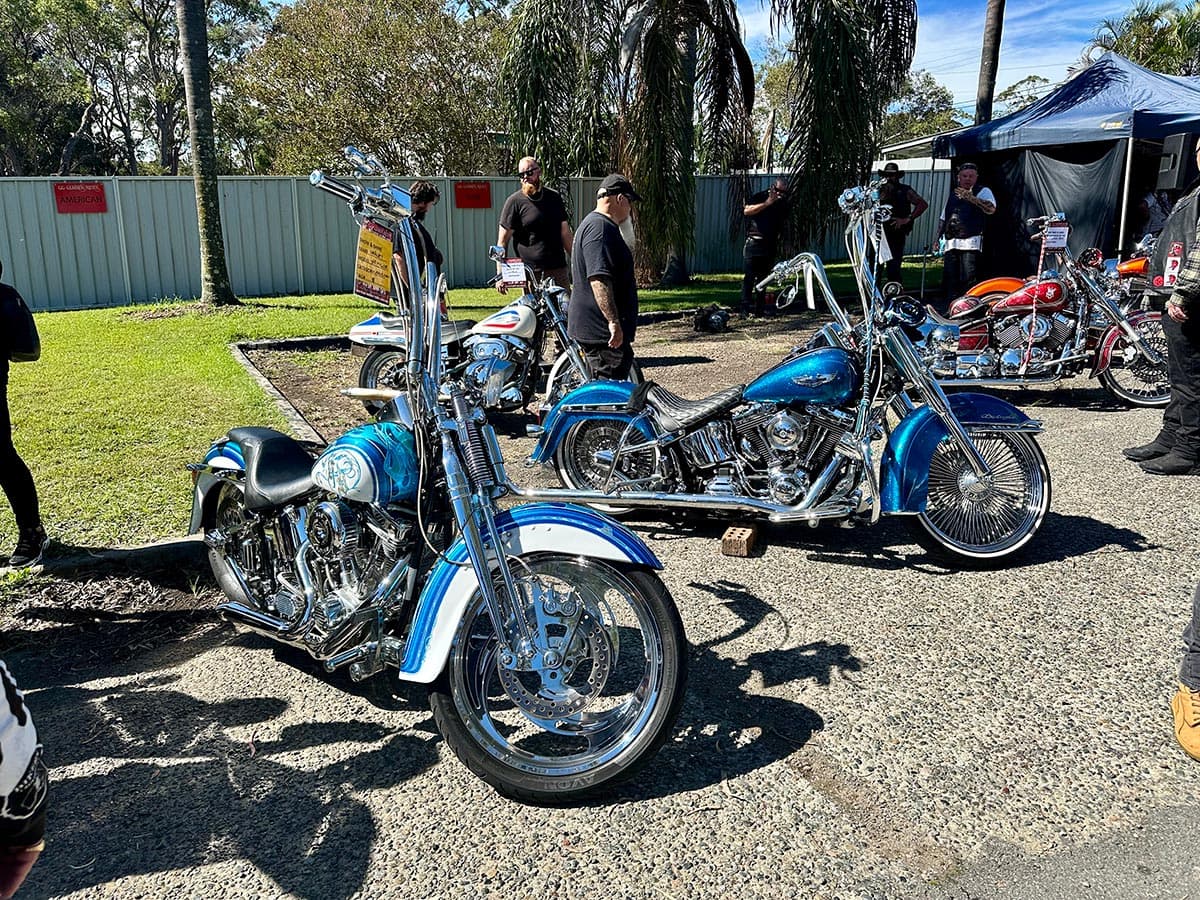 Modified motorcycle display