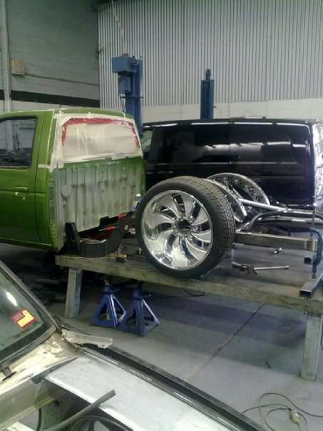 Truck modification progress