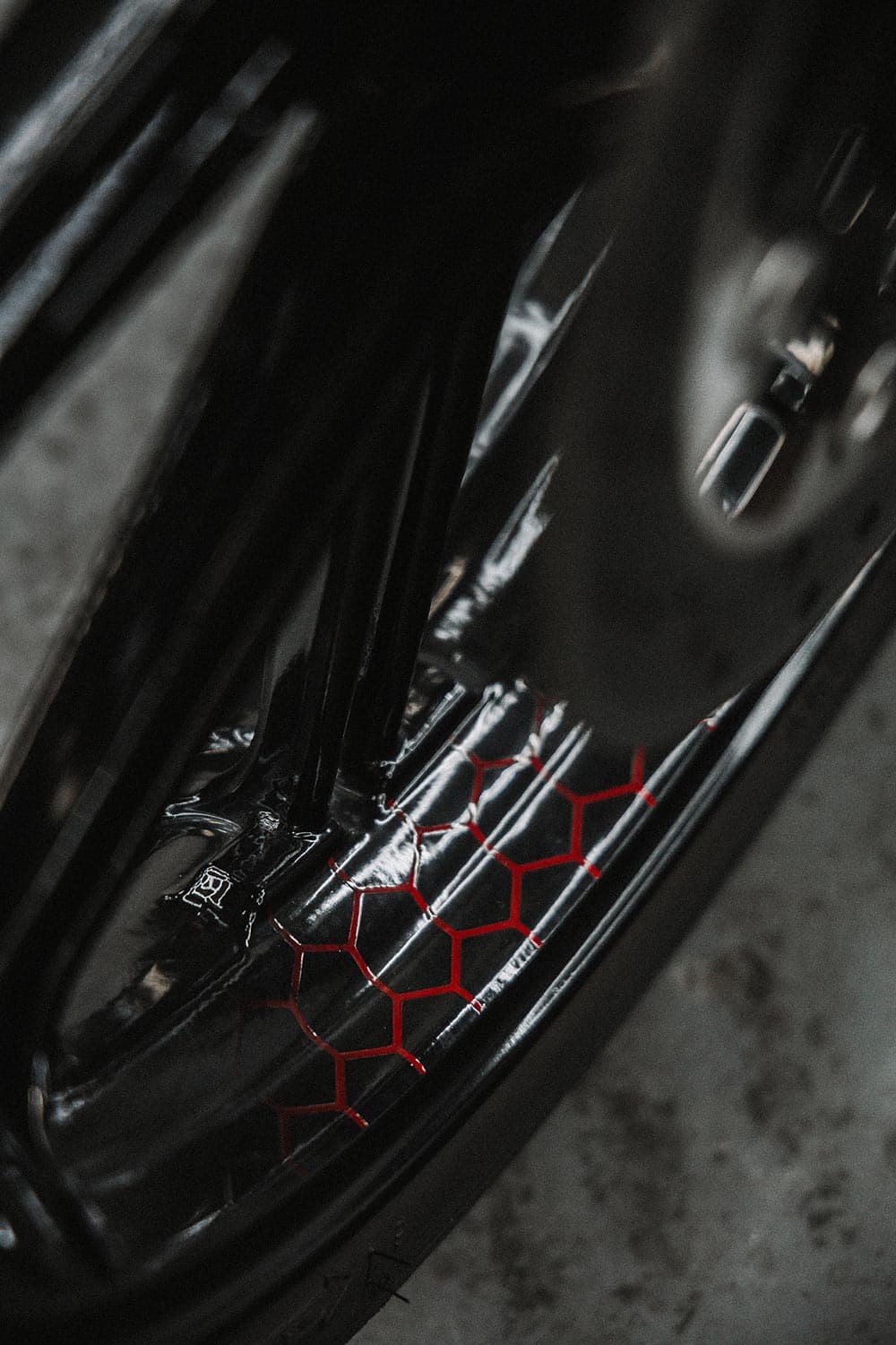 Custom Breakout motorcycle detail