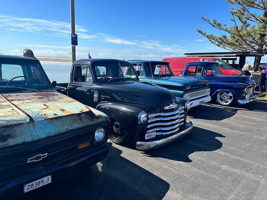 Australian minitruck at The Entrance NSW lowrider show 2023