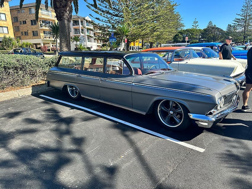 Luxury lowrider with detailed interior at Lowrider Sunday Central Coast