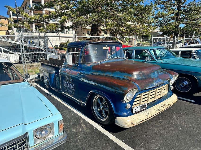 Custom paint job lowrider at Memorial Park The Entrance 2023