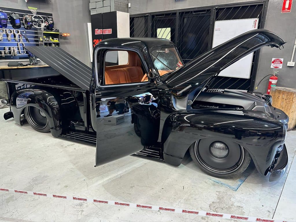 Custom build at car show